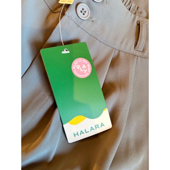 NWT Halara Womens Wide Leg High-Waist Pleated Trousers S Gray - Picture 9 of 9